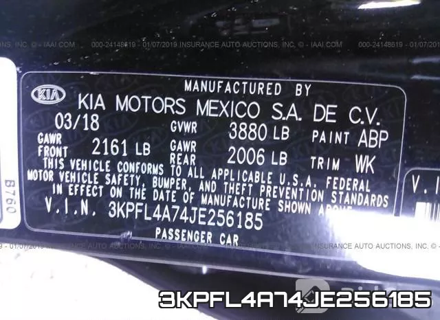 3KPFL4A74JE256185 фото 10