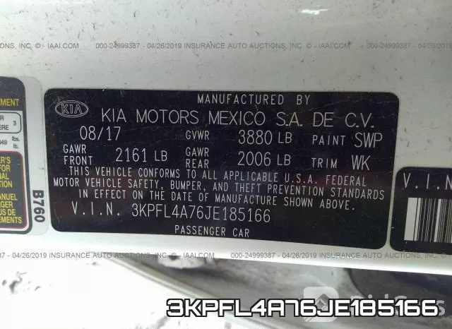 3KPFL4A76JE185166 фото 10