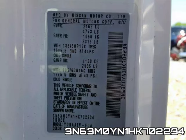 3N63M0YN1HK702234 фото 2