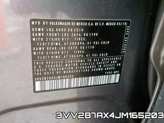 3VV2B7AX4JM165203 фото 2