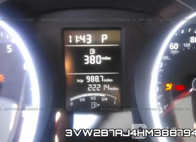 3VW2B7AJ4HM388794 фото 8