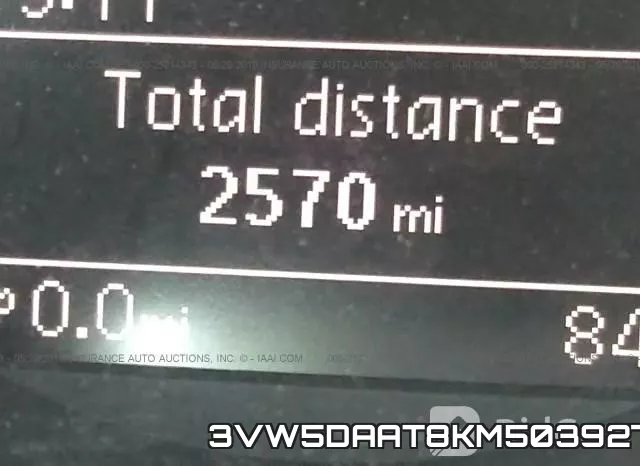 3VW5DAAT8KM503927 фото 8