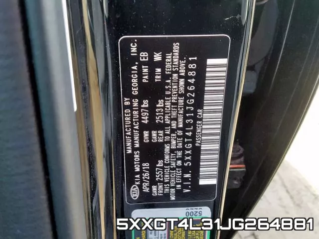 5XXGT4L31JG264881 фото 2