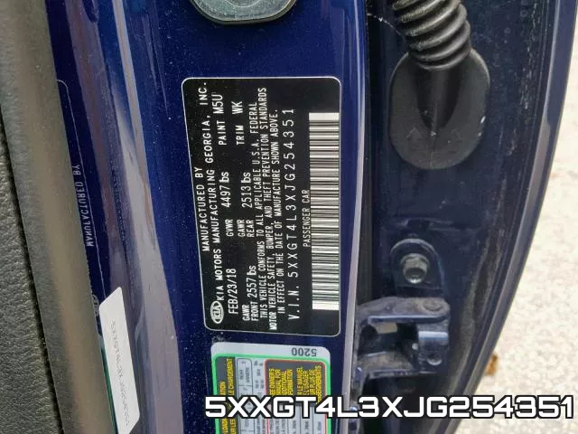5XXGT4L3XJG254351 фото 2