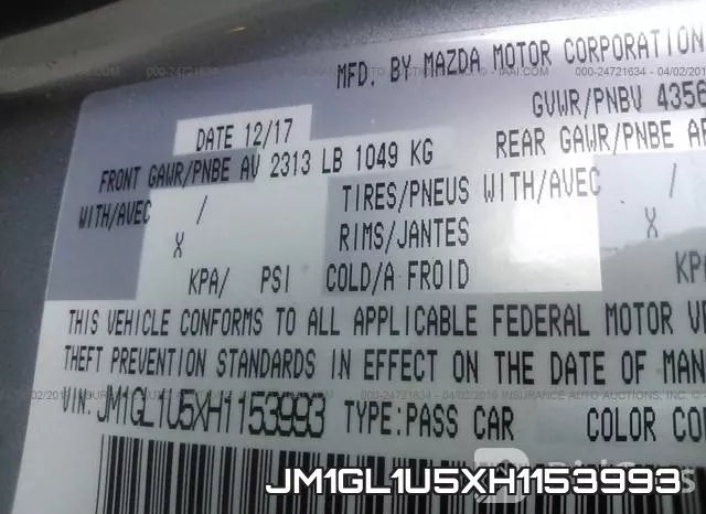 JM1GL1U5XH1153993 фото 10