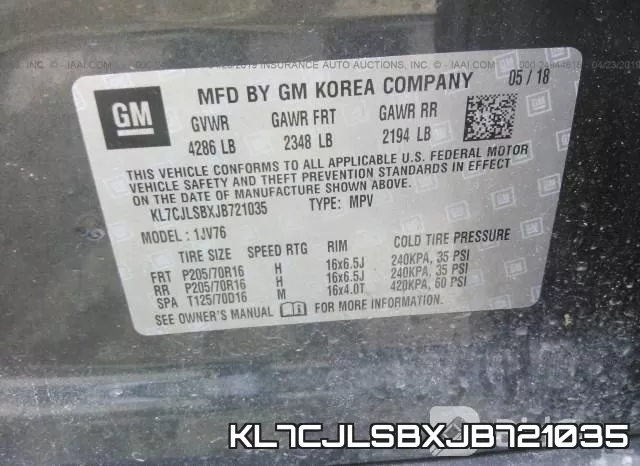 KL7CJLSBXJB721035 фото 10