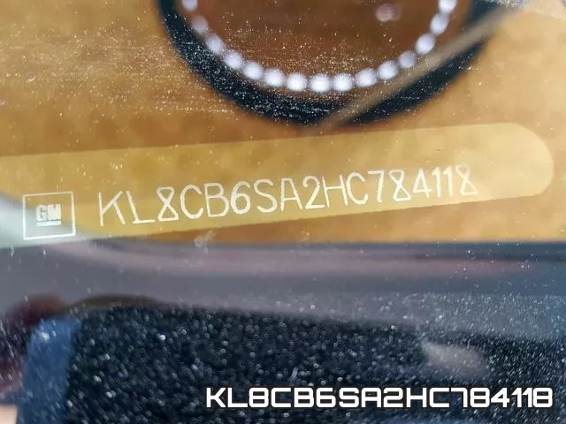 KL8CB6SA2HC784118 фото 2