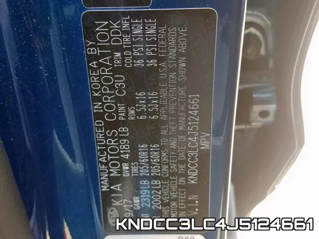 KNDCC3LC4J5124661 фото 2