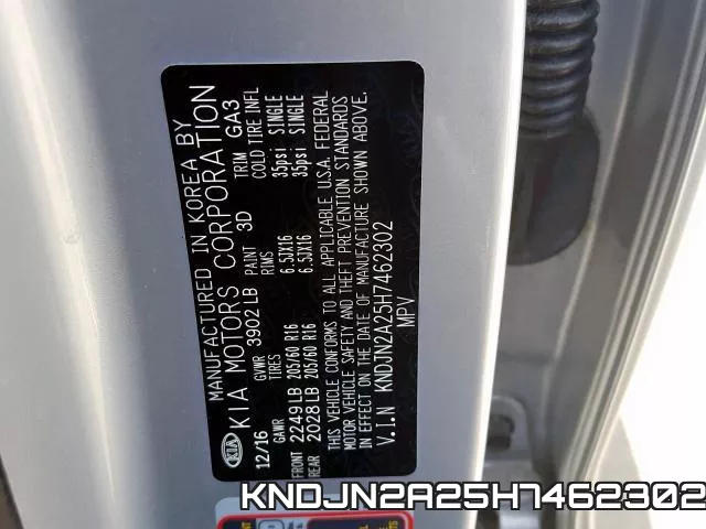 KNDJN2A25H7462302 фото 2