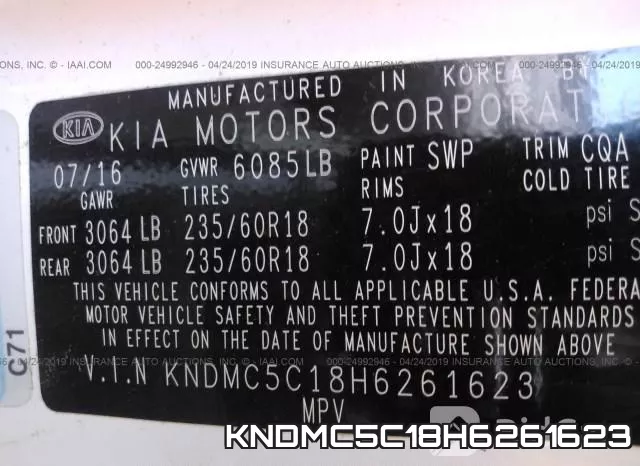 KNDMC5C18H6261623 фото 10