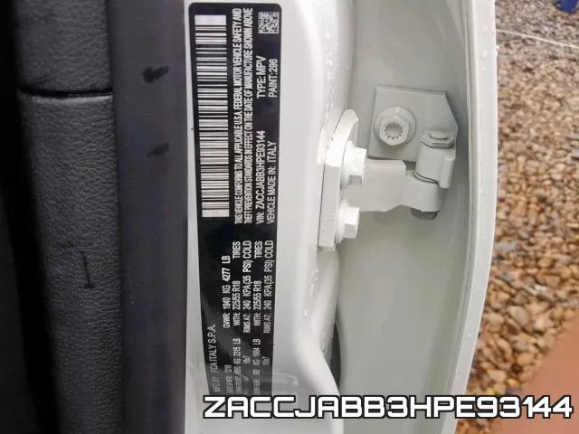 ZACCJABB3HPE93144 фото 2