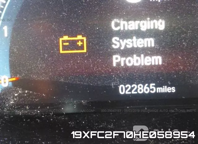 19XFC2F70HE058954 фото 8