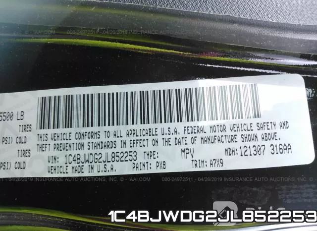1C4BJWDG2JL852253 фото 10