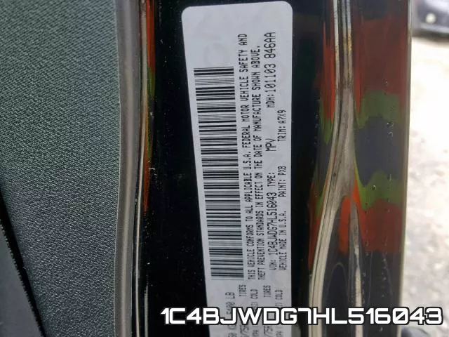 1C4BJWDG7HL516043 фото 2