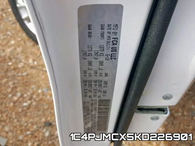 1C4PJMCX5KD226901 фото 2