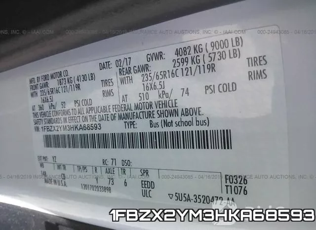 1FBZX2YM3HKA68593 фото 10