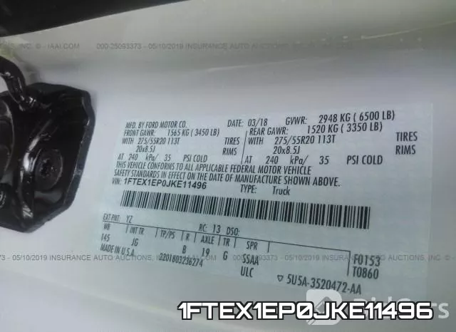 1FTEX1EP0JKE11496 фото 10