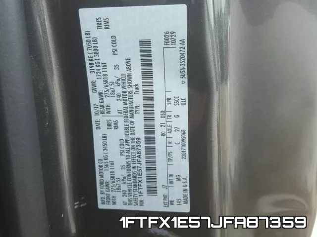 1FTFX1E57JFA87359 фото 2