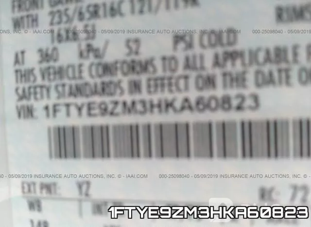 1FTYE9ZM3HKA60823 фото 10
