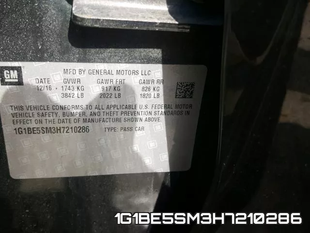 1G1BE5SM3H7210286 фото 2