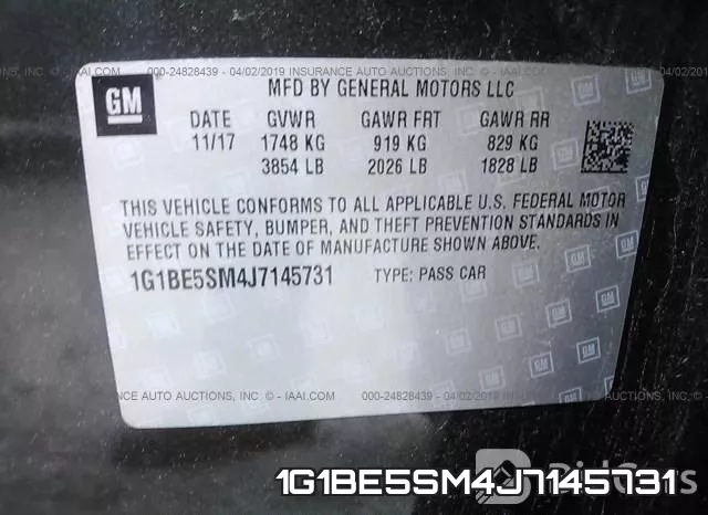 1G1BE5SM4J7145731 фото 10