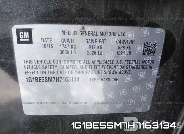 1G1BE5SM7H7163134 фото 10