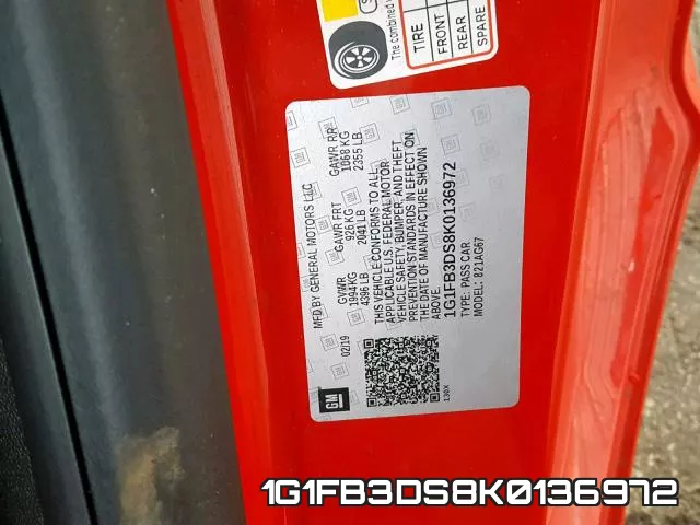 1G1FB3DS8K0136972 фото 2
