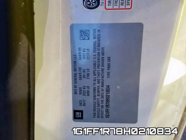 1G1FF1R78H0210834 фото 2