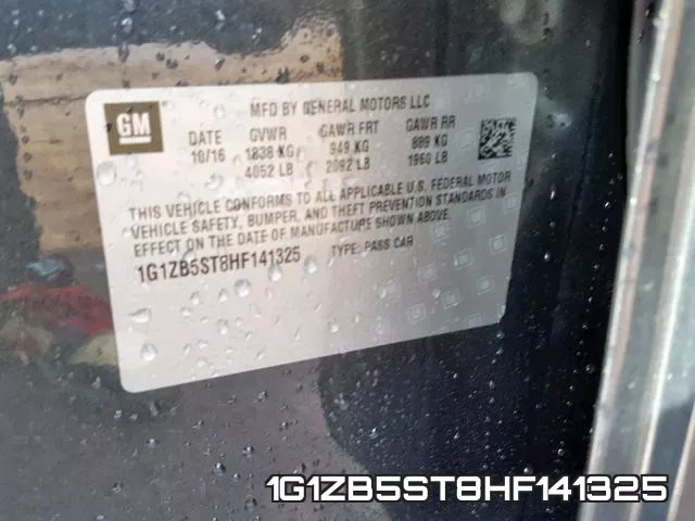 1G1ZB5ST8HF141325 фото 2