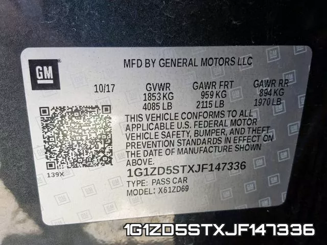 1G1ZD5STXJF147336 фото 2