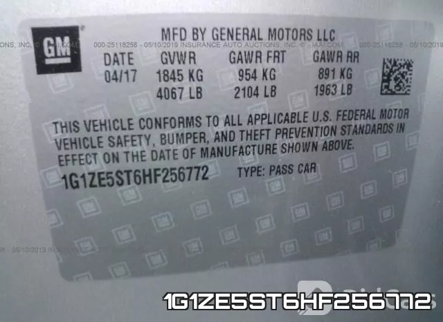 1G1ZE5ST6HF256772 фото 9