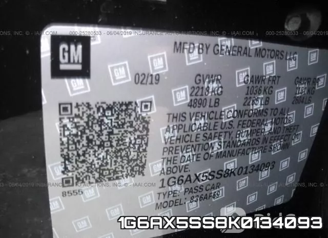 1G6AX5SS8K0134093 фото 10