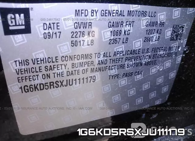 1G6KD5RSXJU111179 фото 10