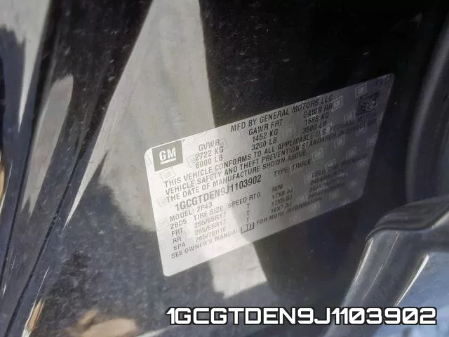 1GCGTDEN9J1103902 фото 2
