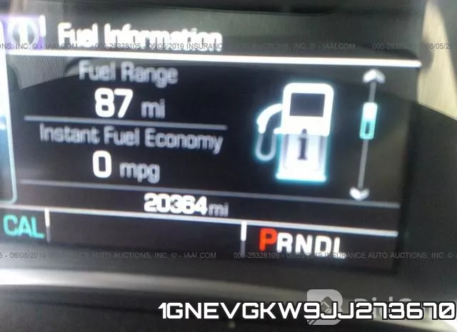 1GNEVGKW9JJ273670 фото 8