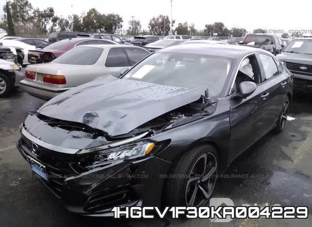 1HGCV1F30KA004229 фото 3