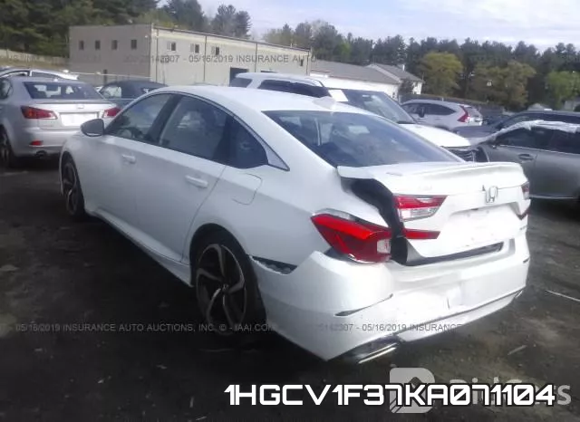 1HGCV1F37KA071104 фото 4