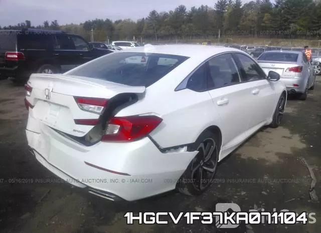 1HGCV1F37KA071104 фото 5
