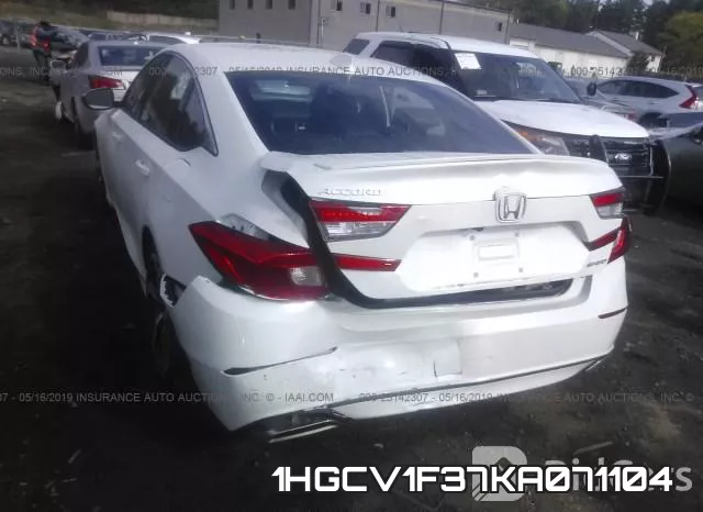 1HGCV1F37KA071104 фото 7