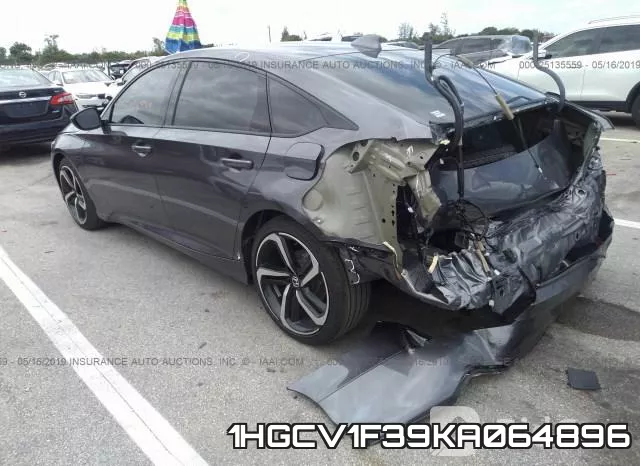 1HGCV1F39KA064896 фото 4