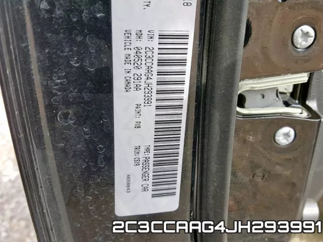 2C3CCAAG4JH293991 фото 2