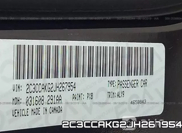 2C3CCAKG2JH267954 фото 10
