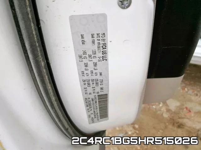 2C4RC1BG5HR515026 фото 2