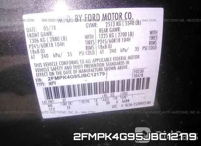 2FMPK4G95JBC12179 фото 10