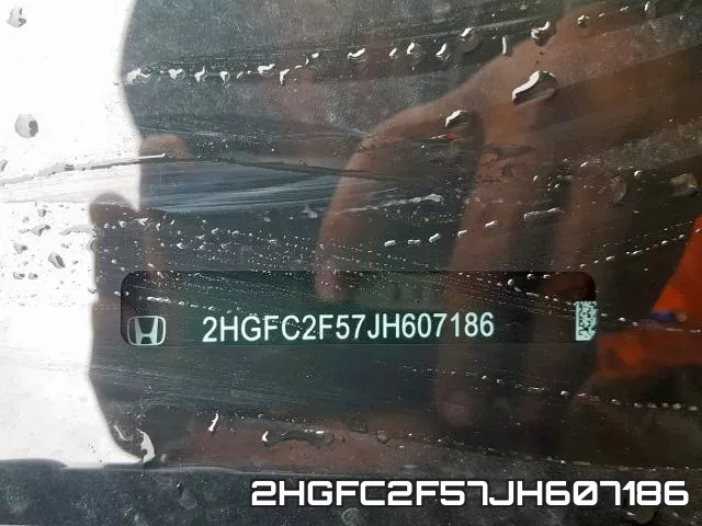 2HGFC2F57JH607186 фото 2