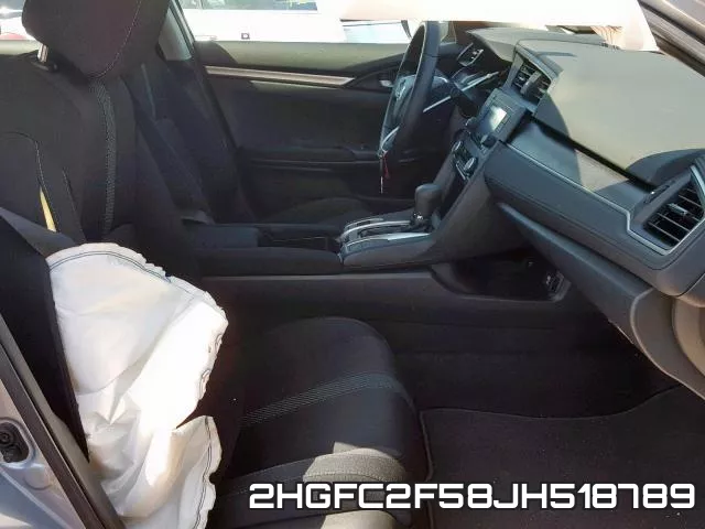 2HGFC2F58JH518789 фото 6