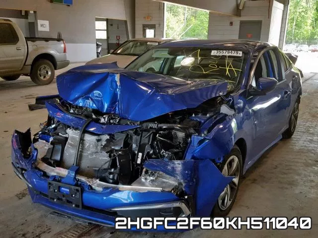 2HGFC2F60KH511040 фото 3