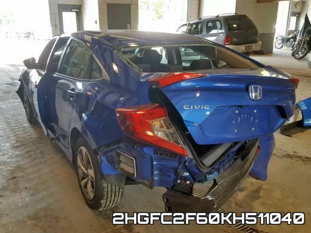 2HGFC2F60KH511040 фото 4
