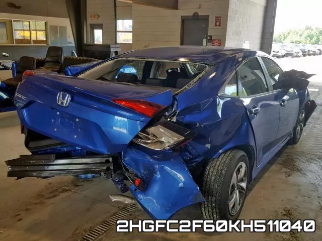 2HGFC2F60KH511040 фото 5
