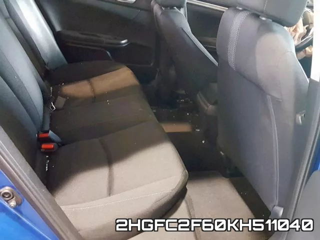 2HGFC2F60KH511040 фото 7